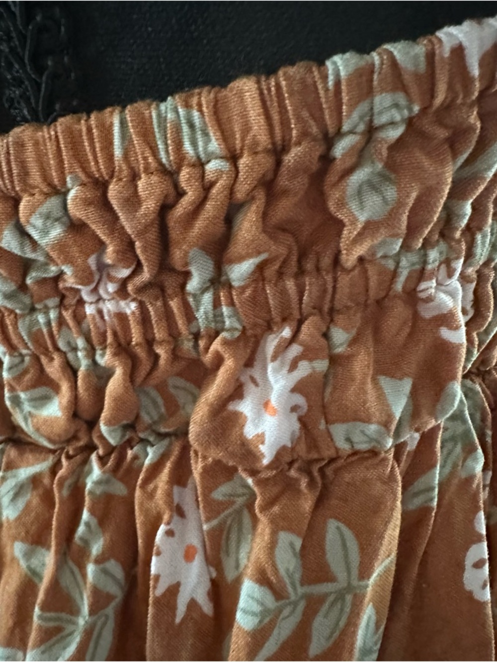 Aeropostale babydoll mini brown floral summer dress women’s S short sundress - Picture 5 of 10